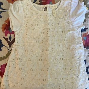 Matilda Jane eyelet ruffle top size 6